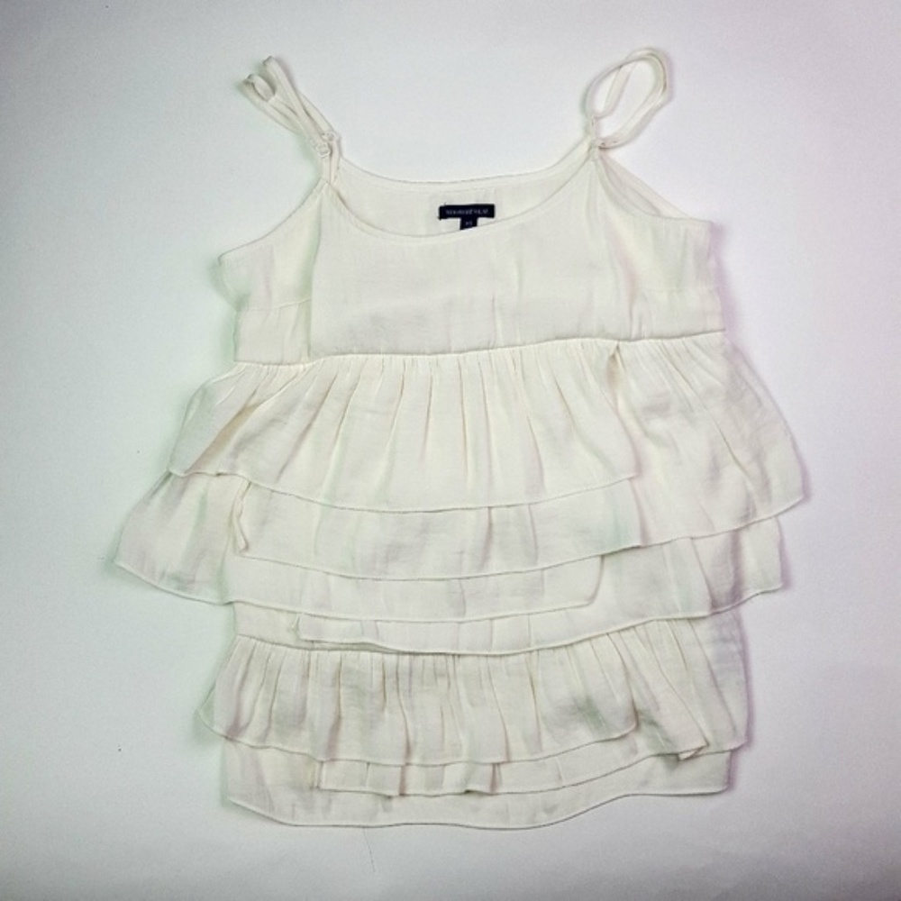 WHO WHAT WEAR Ruffled  Cami